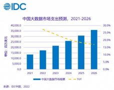 IDC：2026年中国大数据总体市场规模将超359亿美元