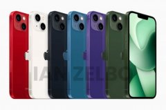 苹果iPhone14Pro系列配色爆料：紫色将取代粉色和远峰蓝