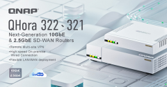 威联通推出新款QHoraSD-WAN高速路由器支持10GbE、2.5GbE